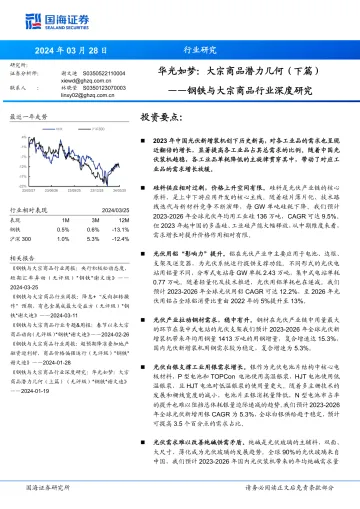 钢铁与大宗商品行业深度研究:华光如梦:大宗商品潜力几何(下篇)-国海证券 听光Vic