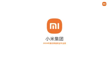 2024年第四季度和全年业绩报告-小米集团 听光Vic