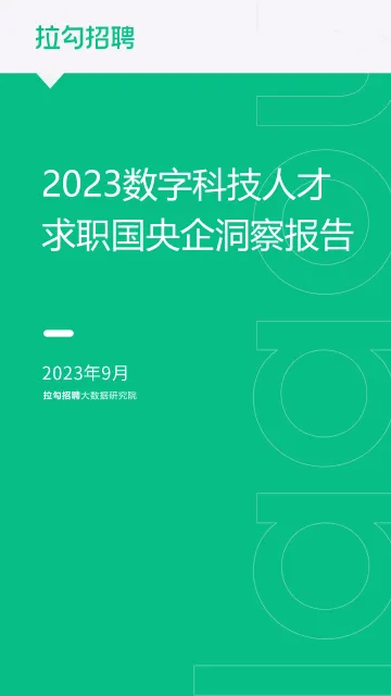 2023数字科技人才求职国央企洞察报告-2023.09-17页-WN10