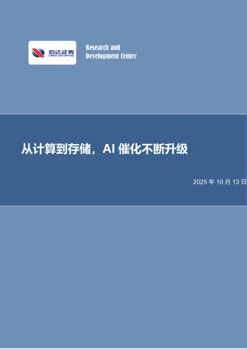 电子行业专题研究(普通):从计算到存储,AI催化不断升级-信达证券 听光Vic