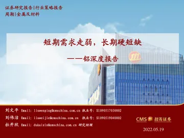 金属及材料行业铝深度报告:短期需求走弱,长期硬短缺-20220519-招商证券-63页