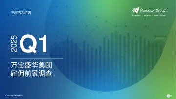 2025年第一季度中国雇佣前景报告-万宝盛华