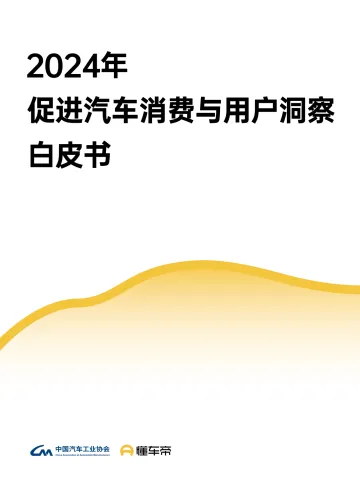 中国汽车工业协会&懂车帝-汽车行业：2024年促进汽车消费与用户洞察白皮书 听光Vic