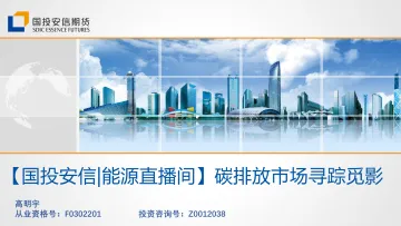 能源直播间:碳排放市场寻踪觅影20220519-国投安信期货-36页