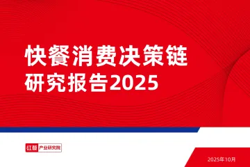 快餐消费决策链研究报告2025-红餐产业研究院 听光Vic