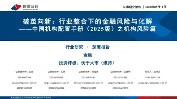 中国机构配置手册(2025版)之机构风险篇:破茧向新:行业整合下的金融风险与化解-国信证券 听光Vic