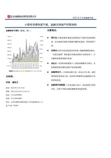 东方金诚-2022年2月金融债月报-10页