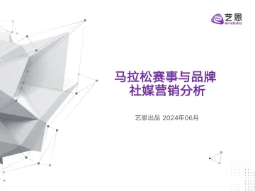 艺恩-传媒行业:社媒营销分析,马拉松赛事与品牌