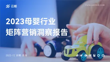 2023母婴行业矩阵营销洞察报告-云略 听光Vic