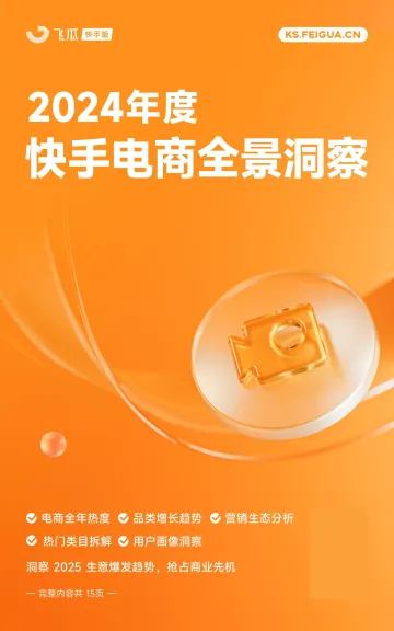 2024年度快手电商全景洞察-飞瓜