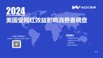 维卓-消费行业:2024美国受网红效益影响消费者调查听光Vic_1