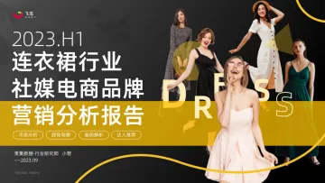 2023年H1服饰行业连衣裙品类市场趋势&热门品牌社媒分析报告-果集行研-2023.10-46页-WN10
