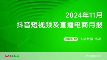 2024年11月抖音短视频及直播电商月报-33页_1