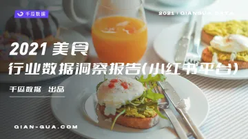 2021美食行业数据洞察报告(小红书平台)-202112