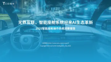 2025智能座舱操作系统洞察报告:无界互联,智能座舱系统迎来AI生态革新-亿欧智库 听光Vic_1