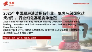 2025年中国厨房清洁用品行业：低碳环保国家政策指引，行业细化赛道竞争激烈-头豹 听光Vic_1