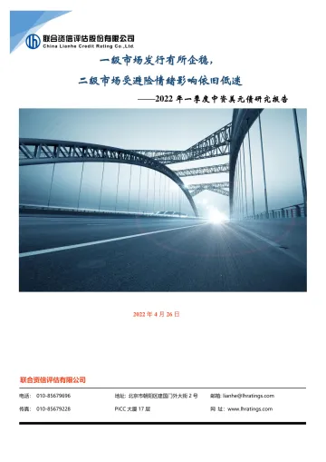联合资信-2022年一季度中资美元债研究报告-15页