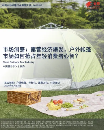 市场洞察：露营经济爆发，户外帐篷市场如何抢占年轻消费者心智？-头豹研究院 听光Vic
