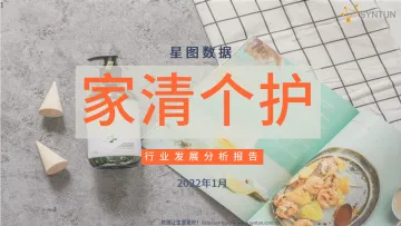 家清个护行业发展分析报告-星图数据-202201