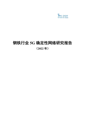 钢铁行业5G确定性网络研究报告-43页