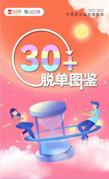 30+脱单图鉴——2021-2022中国男女婚恋观报告-百合佳缘-202201_1