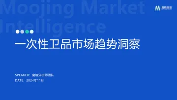 一次性卫品市场趋势洞察-魔镜洞察-2025 听光Vic