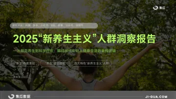 2025“新养生主义”人群洞察报告-集瓜数据 听光Vic_1