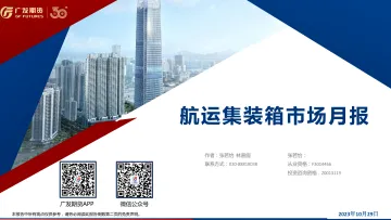 航运集装箱市场月报-20231029-广发期货-27页