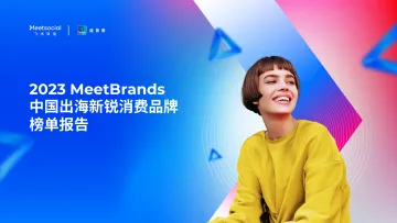 2023MeetBrands中国出海新锐消费品牌榜单报告-飞书深诺x益普索 听光vic