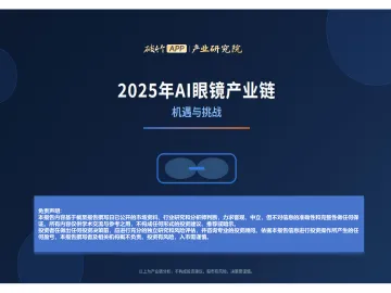 2025年AI眼镜产业链:机遇与挑战-破竹产业研究院 听光Vic_1