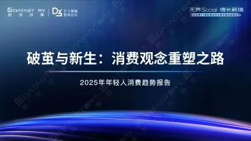 2025年年轻人消费观趋势报告—破茧与新生:消费观念重塑之路-数说故事 听光Vic