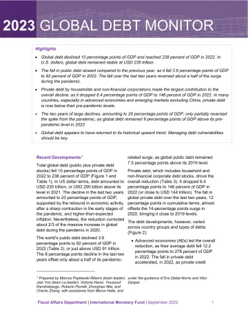 IMF-2023全球债务监测(2023年9月版)-9页