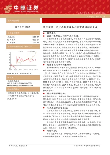 银行深度:历次存款整改和利率下调回顾与复盘-中邮证券 听光Vic_1