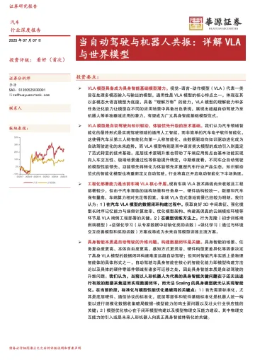汽车行业深度报告:当自动驾驶与机器人共振:详解VLA与世界模型-华源证券 听光Vic_1