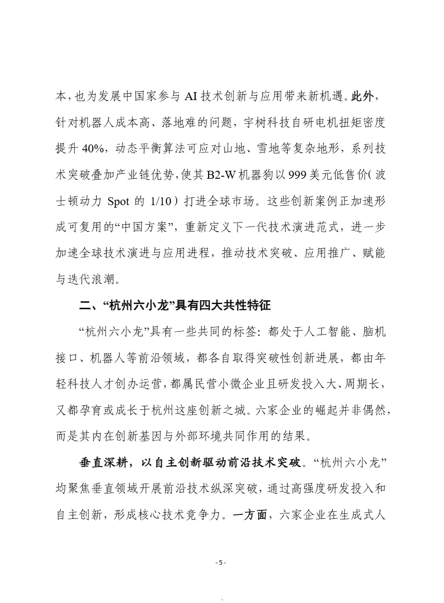 赛迪前瞻2025从杭州六小龙爆火看如何培育具有全球影响力的创新型企业报告15页- 大数跨境