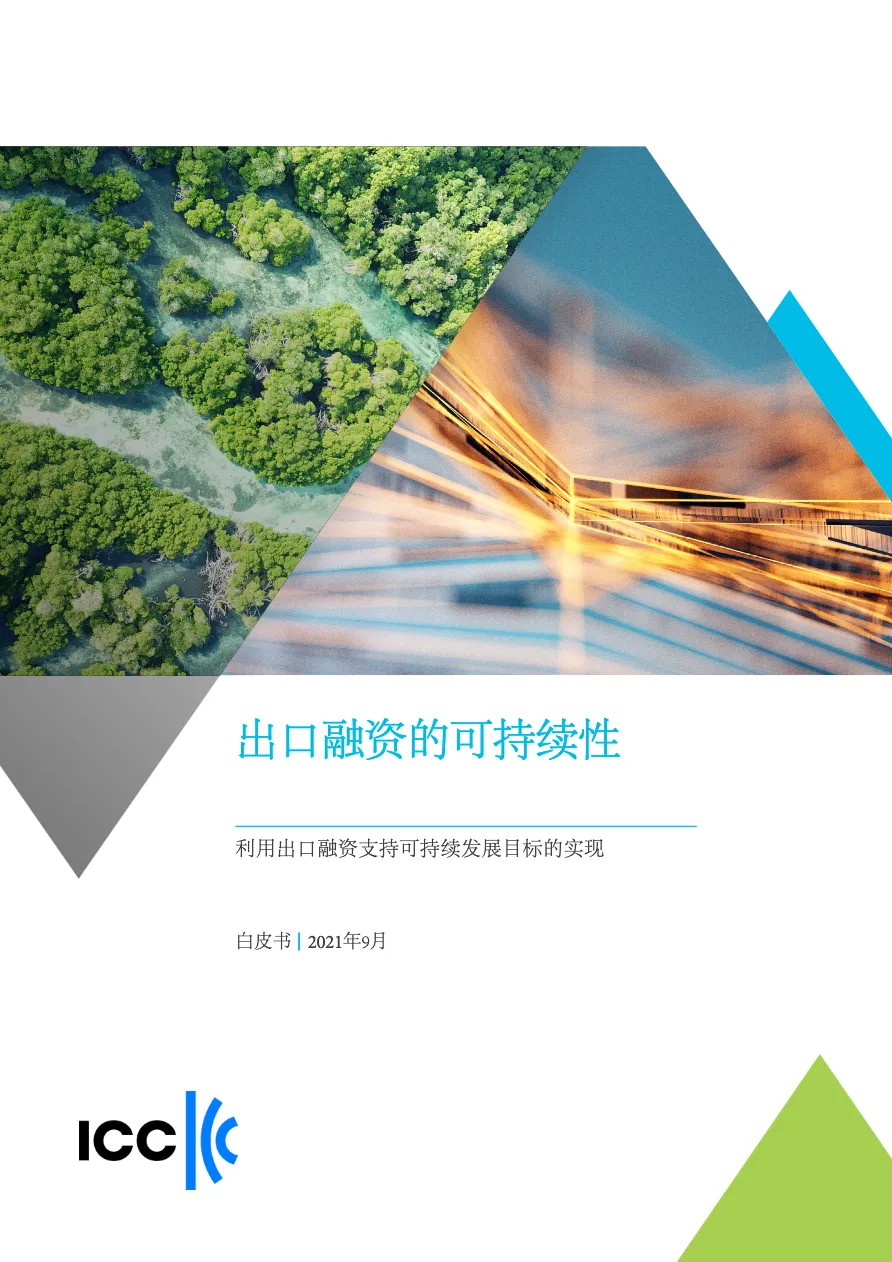 中国国际商会2023出口融资的可持续性白皮书_大数跨境