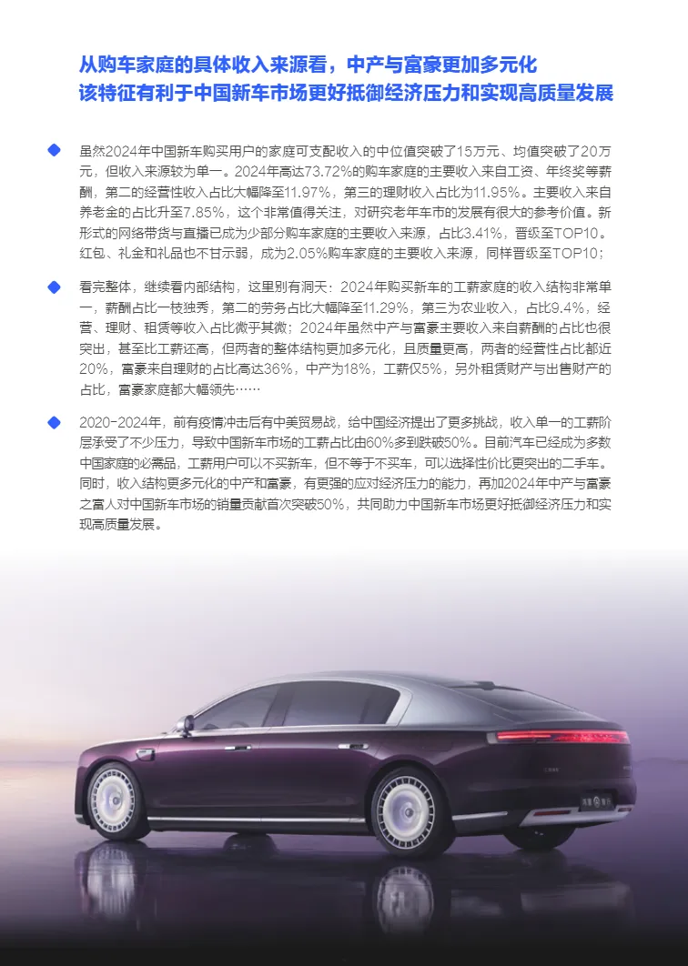易车中国新车市场越来越像富人车市中国购车用户家庭收支洞察报告之收入篇2025版29页_大数跨境