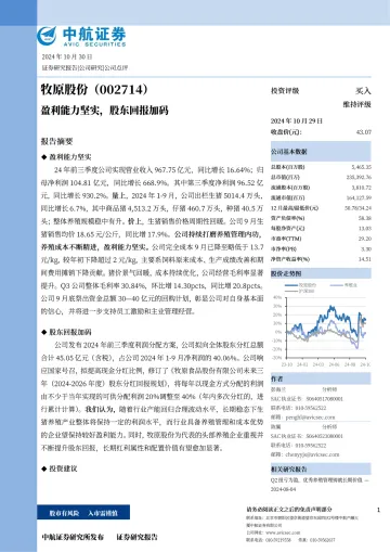 盈利能力坚实，股东回报加码