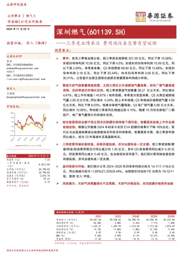 三季度业绩承压，费用端改善态势有望延续