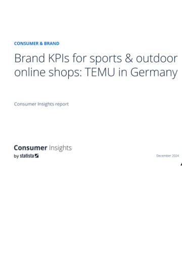 Brand KPIs for sports & outdoor online shops： TEMU in Germany-英文培训课件2025.5