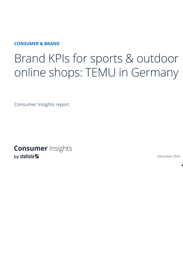 Brand KPIs for sports & outdoor online shops: TEMU in Germany-英文培训课件2025.5