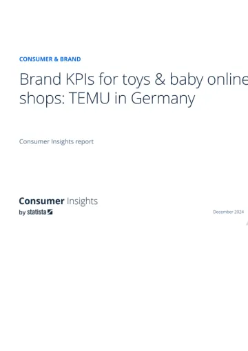 Brand KPIs for toys & baby online shops： TEMU in Germany-英文培训课件2025.5