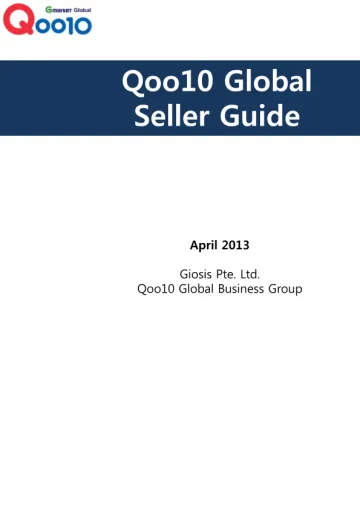 Qoo10 Global Seller Guide - q10freedom.com