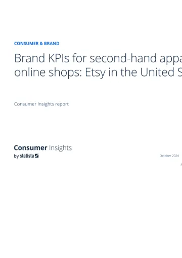 Brand KPIs for second-hand apparel online shops: Etsy in the United States-英文培训课件2025.5