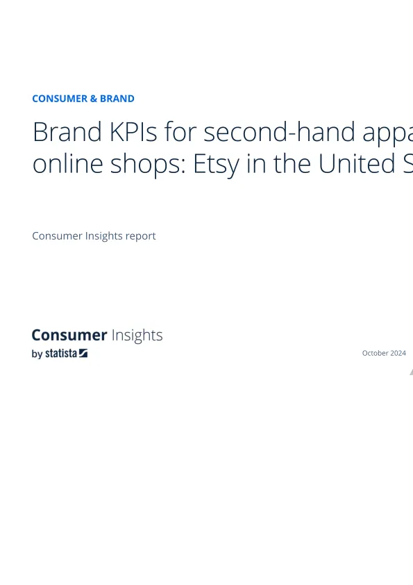 Brand KPIs for second-hand apparel online shops: Etsy in the United States-英文培训课件2025.5