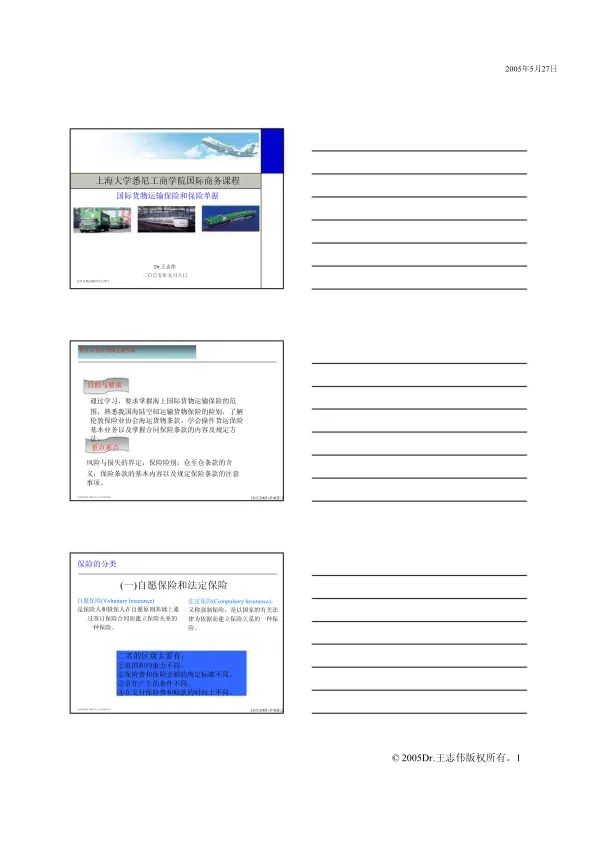 国际货运<em>保险</em>