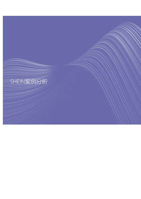 SHEIN<em>案例</em><em>分析</em>