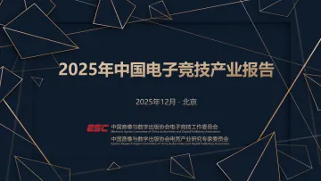2025年中国电子竞技产业报告