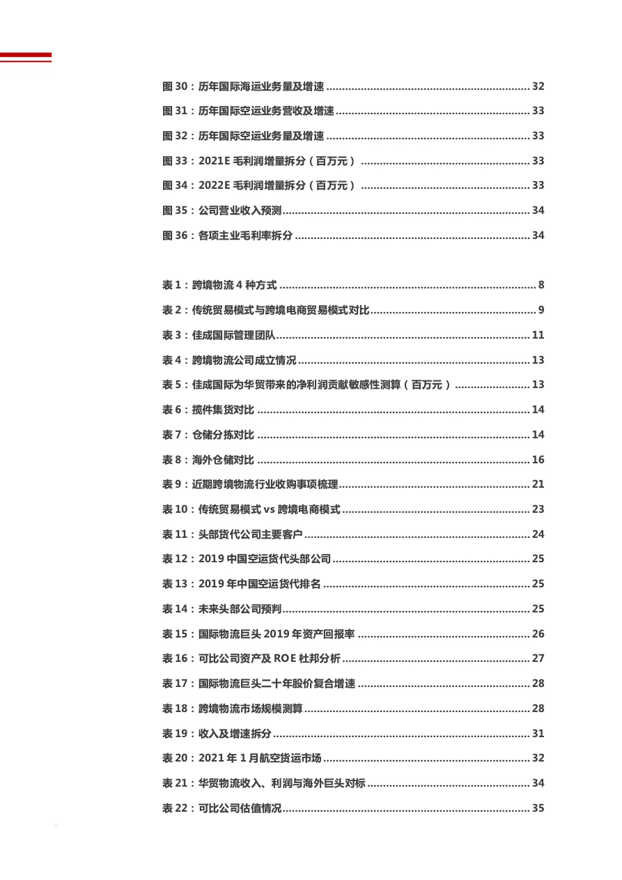 精选2021年跨境电商战略布局及华贸物流公司发展机会分析报告32页_大数跨境