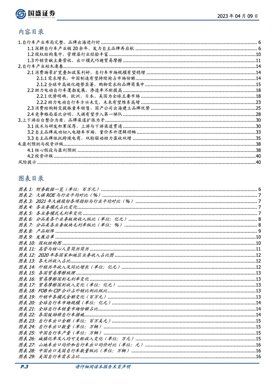 久祺股份-把握电踏车崛起红利自主品牌跨境电商布局领先 - 跨境电商报告 - 大数跨境